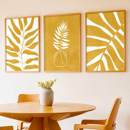 Aesthetic Abstract Floral Art Home Decoration | Boho Floral Paintings With Frame For Living Room Bed Room Hotel Wall Decor Digital Reprint