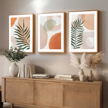 Home Decor Boho Painting Decorative Wall Art | Aesthetic Poster With Frame For Living Room Bed Room Hotel Wall Decor Digital Reprint