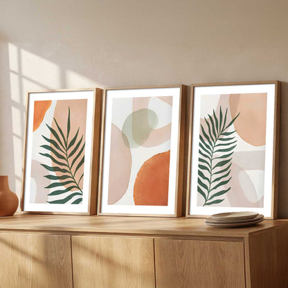 Home Decor Boho Painting Decorative Wall Art | Aesthetic Poster With Frame For Living Room Bed Room Hotel Wall Decor Digital Reprint