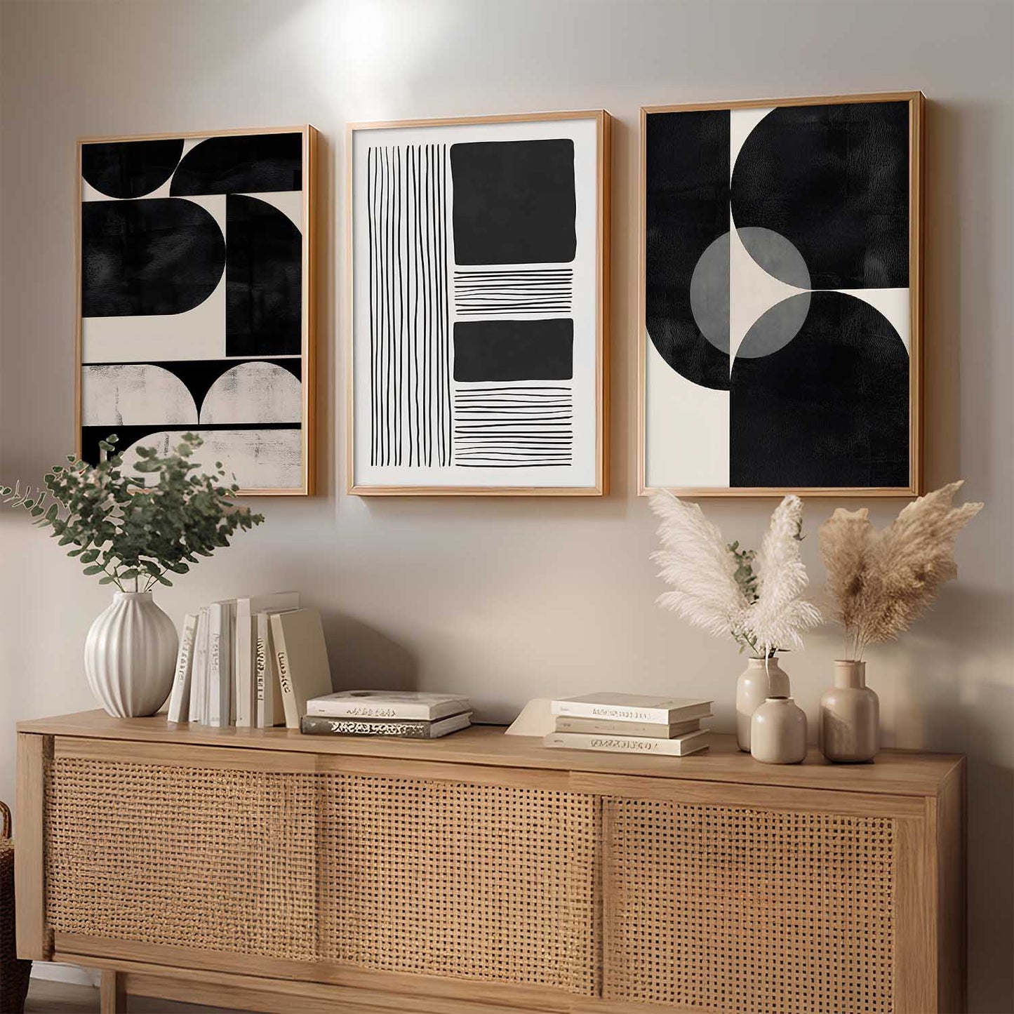 Boho Art Home Decoration Painting | Aesthetic Paintings With Frame For Living Room Bed Room Hotel Wall Decor Digital Reprint