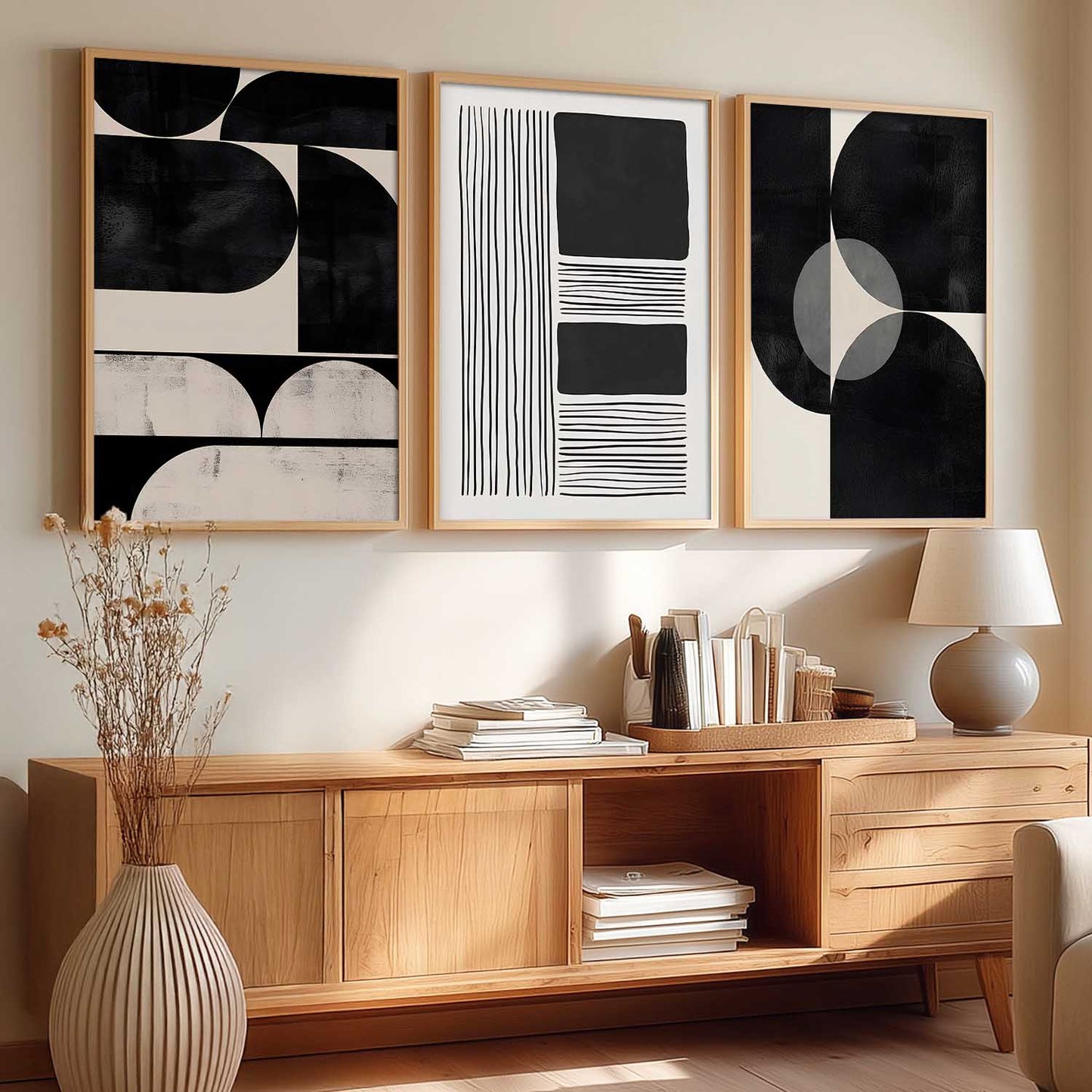 Boho Art Home Decoration Painting | Aesthetic Paintings With Frame For Living Room Bed Room Hotel Wall Decor Digital Reprint