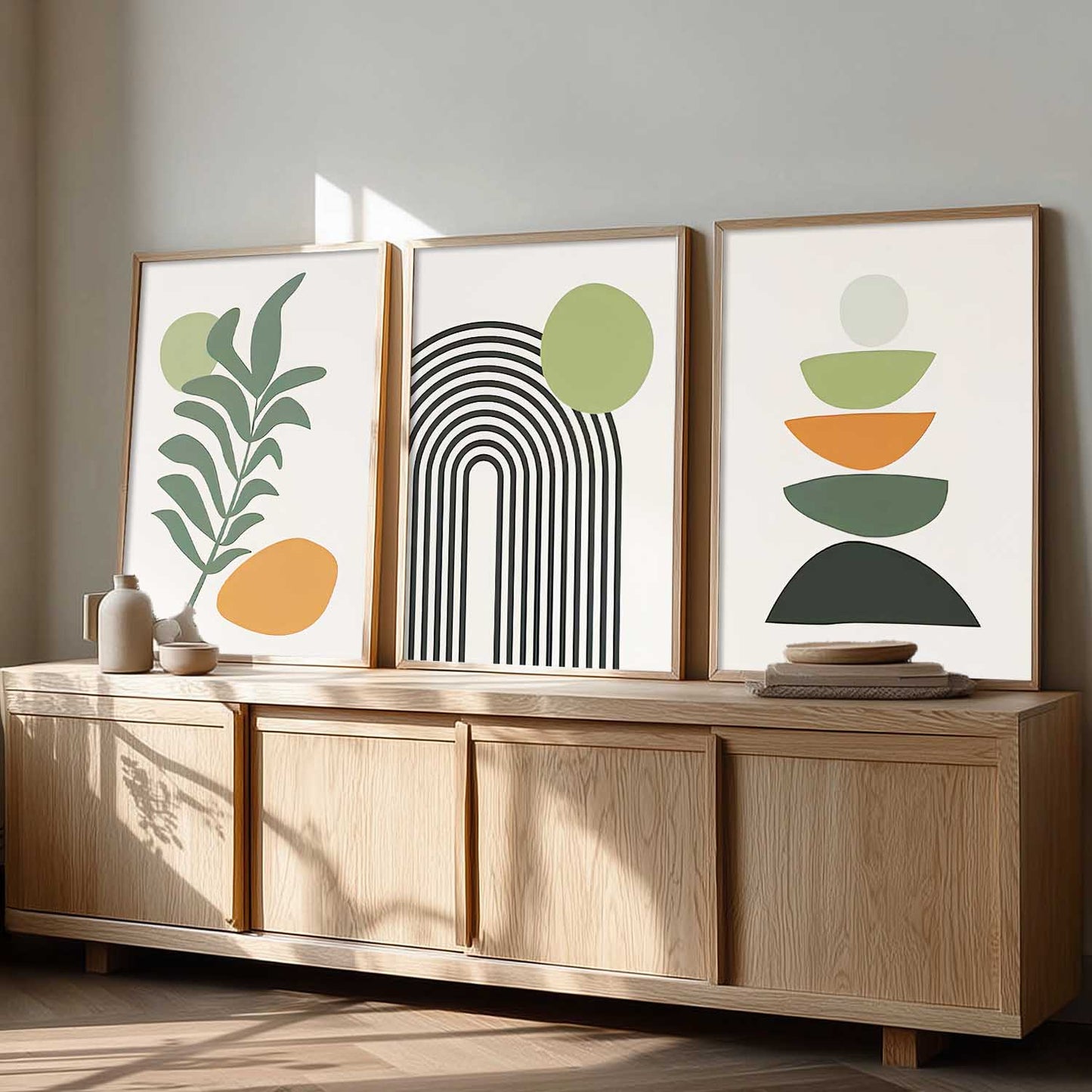 Boho Art Home Decoration for Home Decor | Aesthetic Paintings With Frame For Living Room Bed Room Hotel Wall Decor Digital Reprint