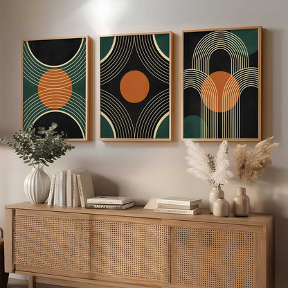 Boho Art Home Decoration Painting | Aesthetic Paintings With Frame For Living Room Bed Room Hotel Wall Decor Digital Reprint