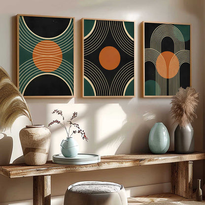 Boho Art Home Decoration Painting | Aesthetic Paintings With Frame For Living Room Bed Room Hotel Wall Decor Digital Reprint