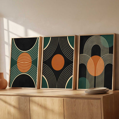 Boho Art Home Decoration Painting | Aesthetic Paintings With Frame For Living Room Bed Room Hotel Wall Decor Digital Reprint