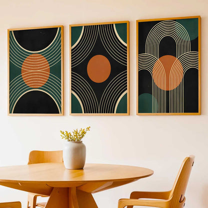 Boho Art Home Decoration Painting | Aesthetic Paintings With Frame For Living Room Bed Room Hotel Wall Decor Digital Reprint