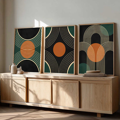 Boho Art Home Decoration Painting | Aesthetic Paintings With Frame For Living Room Bed Room Hotel Wall Decor Digital Reprint