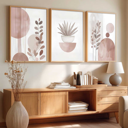 Boho Art Home Decoration Painting | Aesthetic Paintings With Frame For Living Room Bed Room Hotel Wall Decor Digital Reprint