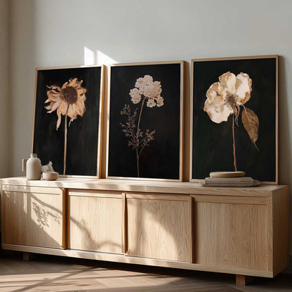 Floral Art Home Decoration for Wall Décor | Aesthetic Paintings With Frame For Living Room Bed Room Hotel Wall Decor Digital Reprint