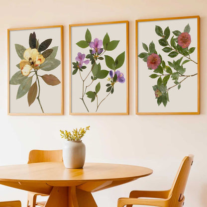 Floral Art Home Decoration for Wall Decor | Aesthetic Paintings With Frame For Living Room Bed Room Hotel Wall Decor Digital Reprint