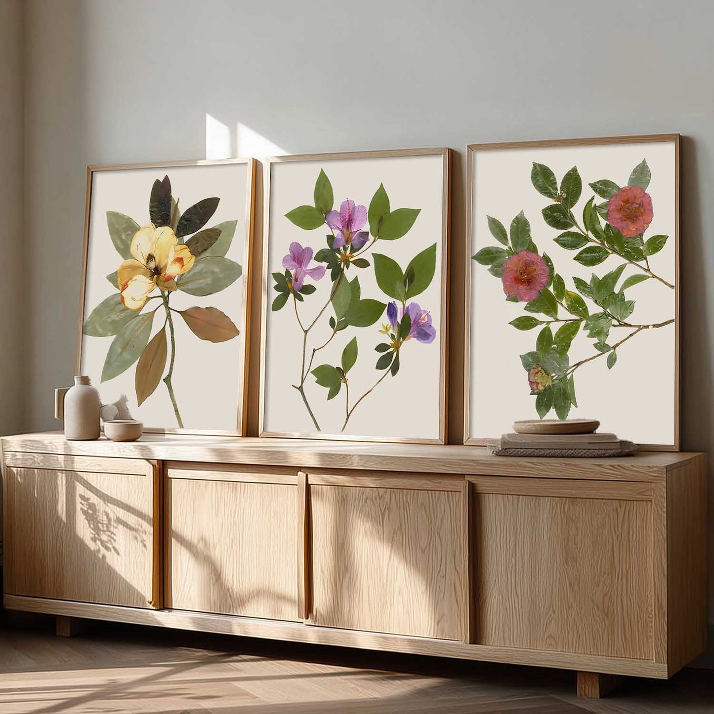 Floral Art Home Decoration for Wall Decor | Aesthetic Paintings With Frame For Living Room Bed Room Hotel Wall Decor Digital Reprint