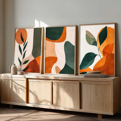 Boho Painting Wall Art Home Decoration | Aesthetic Paintings With Frame For Living Room Bed Room Hotel Wall Decor Digital Reprint