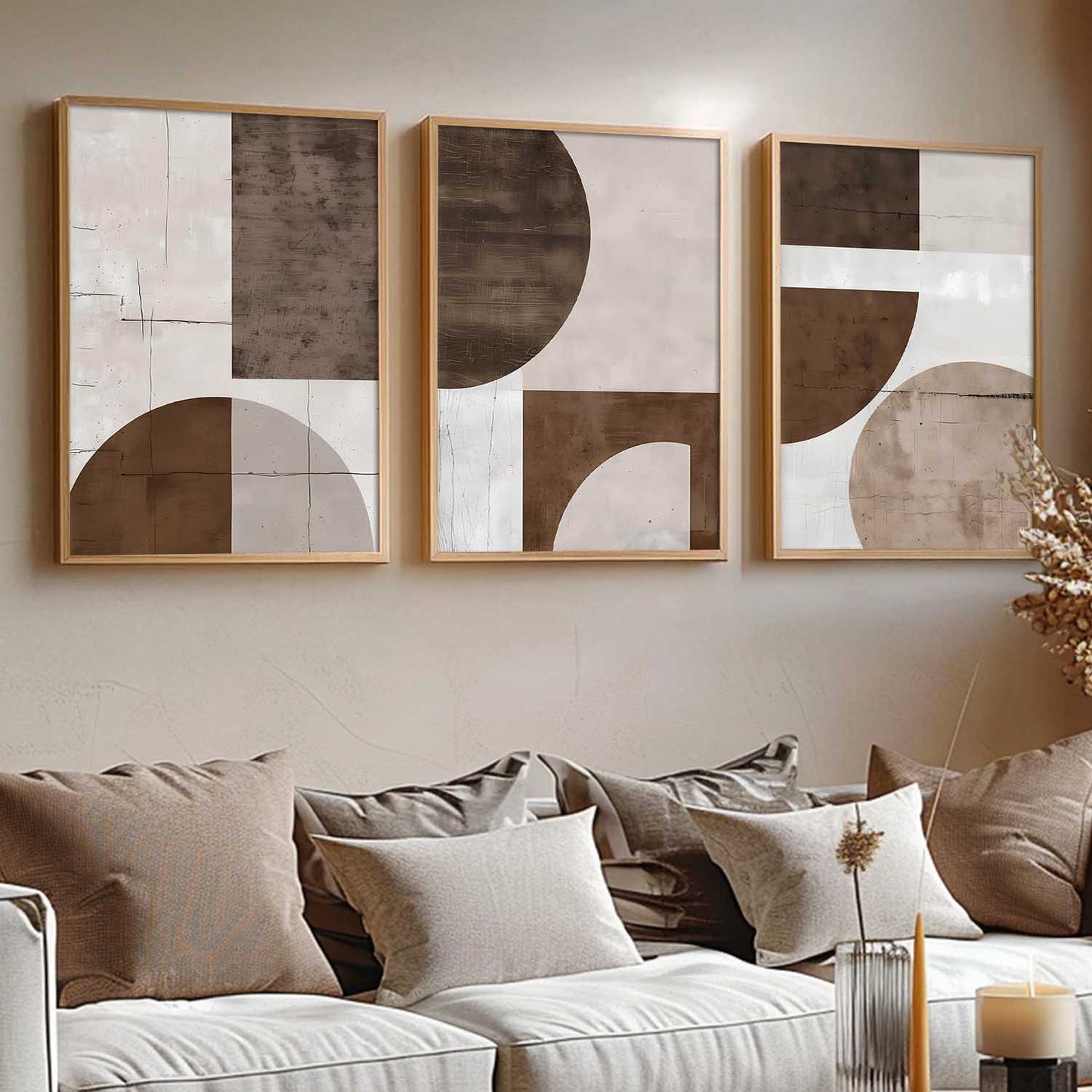 Aesthetic Boho Art Home Decoration Painting | Boho Paintings With Frame For Living Room Bed Room Hotel Wall Decor Digital Reprint