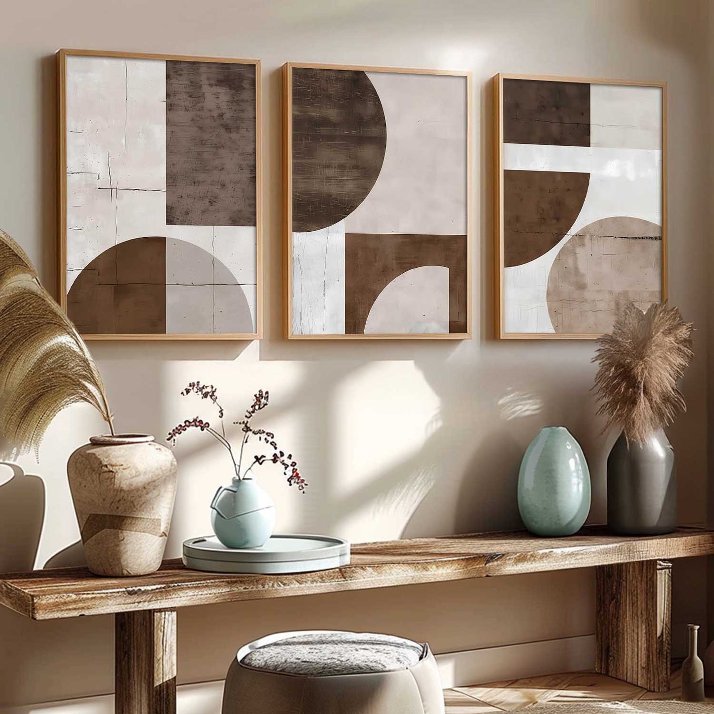 Aesthetic Boho Art Home Decoration Painting | Boho Paintings With Frame For Living Room Bed Room Hotel Wall Decor Digital Reprint