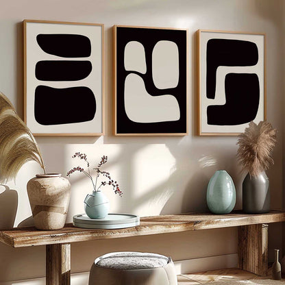 Home Decor Boho Painting Decorative Wall Art | Aesthetic Poster With Frame For Living Room Bed Room Hotel Wall Decor Digital Reprint