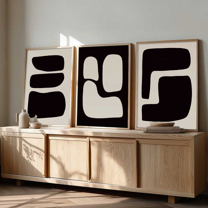 Home Decor Boho Painting Decorative Wall Art | Aesthetic Poster With Frame For Living Room Bed Room Hotel Wall Decor Digital Reprint