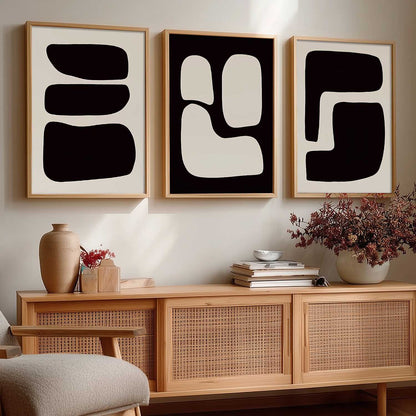 Home Decor Boho Painting Decorative Wall Art | Aesthetic Poster With Frame For Living Room Bed Room Hotel Wall Decor Digital Reprint