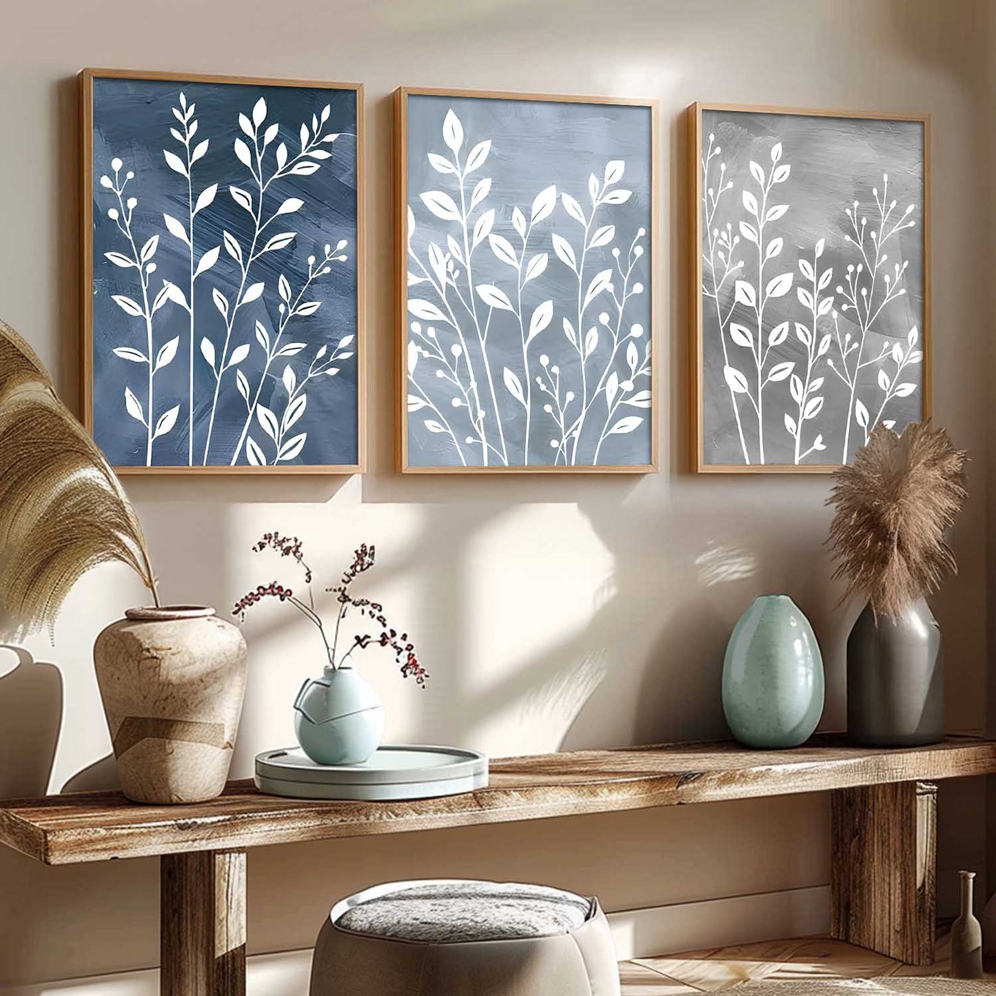 Floral Art Home Decoration for Wall Decor | Aesthetic Paintings With Frame For Living Room Bed Room Hotel Wall Decor Digital Reprint