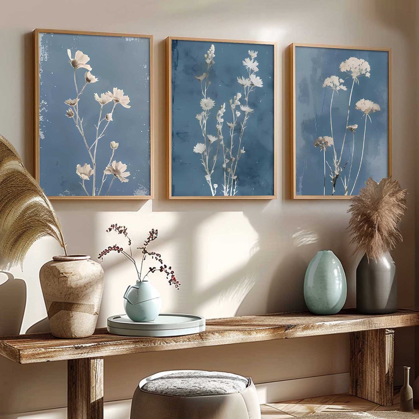 Floral Art Home Decoration For Wall Decor | Aesthetic Paintings With Frame For Living Room Bed Room Hotel Wall Decor Digital Reprint