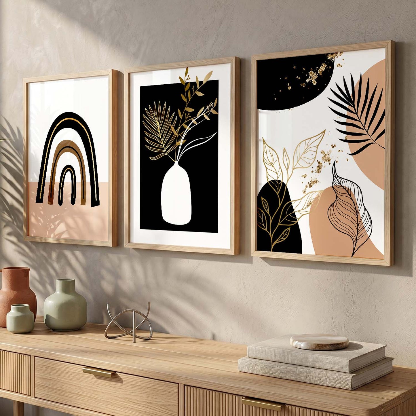 Framed Prints for Home and Office, Set of 3