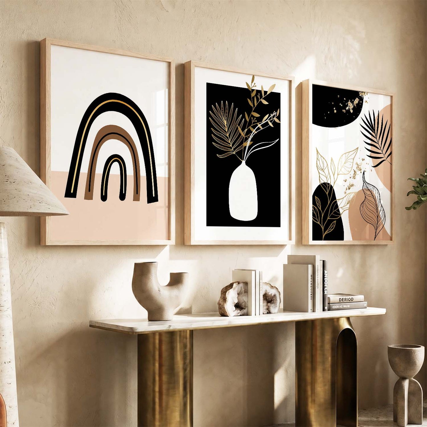 Framed Prints for Home and Office, Set of 3