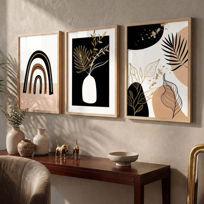 Framed Prints for Home and Office, Set of 3