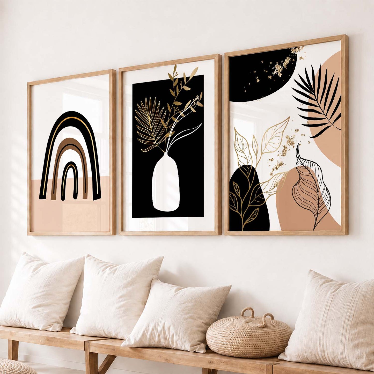 Framed Prints for Home and Office, Set of 3