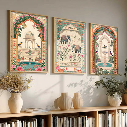 kotart Traditional wall Art Paintings with Frame for Home Decor - Framed Wall Painting for Living Room Bedroom Office Room Decor - Painting for Wall Decoration