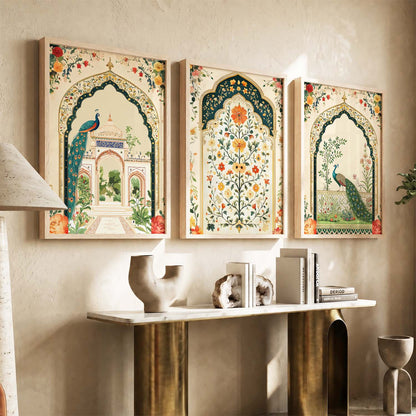 kotart Traditional wall Art Paintings with Frame for Home Decor - Framed Wall Painting for Living Room Bedroom Office Room Decor
