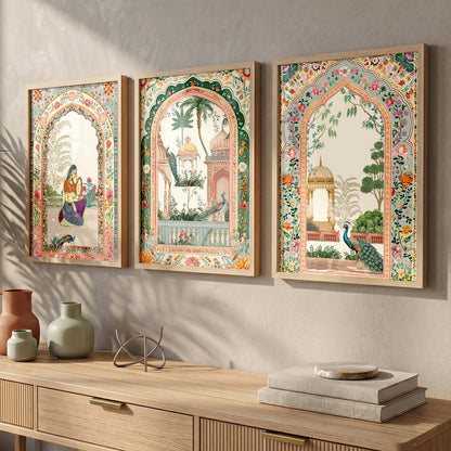 kotart Traditional wall Art Paintings with Frame for Home Decor - Framed Wall Painting for Living Room Bedroom Office Room Decor