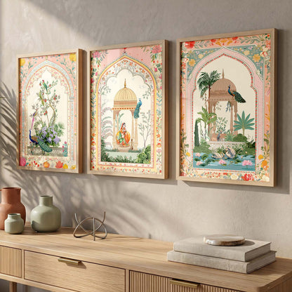 kotart Traditional wall Art Paintings with Frame for Home Decor - Framed Wall Painting for Living Room Bedroom Office Room Decor