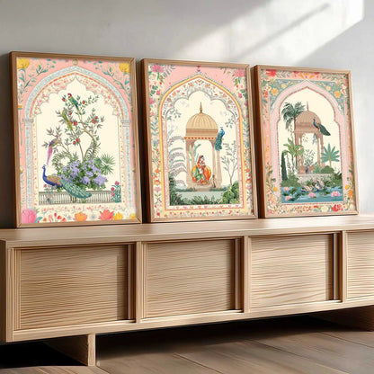 kotart Traditional wall Art Paintings with Frame for Home Decor - Framed Wall Painting for Living Room Bedroom Office Room Decor