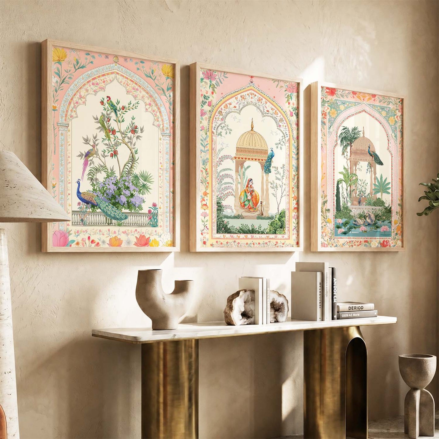 kotart Traditional wall Art Paintings with Frame for Home Decor - Framed Wall Painting for Living Room Bedroom Office Room Decor