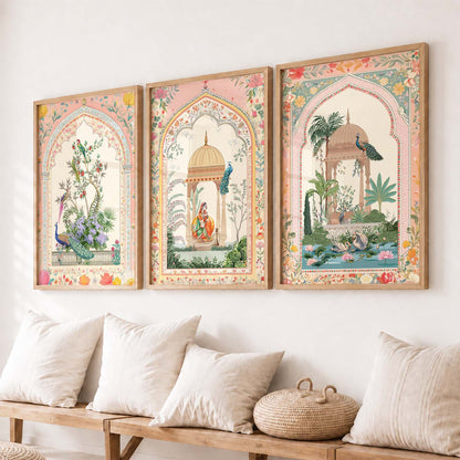 kotart Traditional wall Art Paintings with Frame for Home Decor - Framed Wall Painting for Living Room Bedroom Office Room Decor