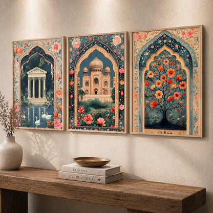 kotart Traditional wall Art Paintings with Frame for Home Decor