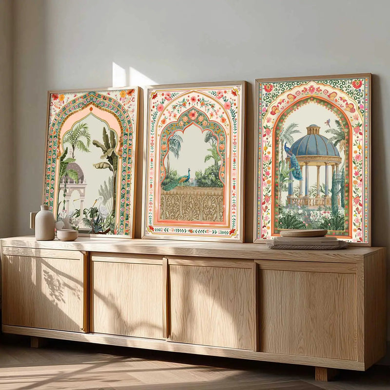 kotart Traditional wall Art Paintings with Frame for Home Decor