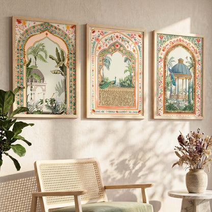 kotart Traditional wall Art Paintings with Frame for Home Decor