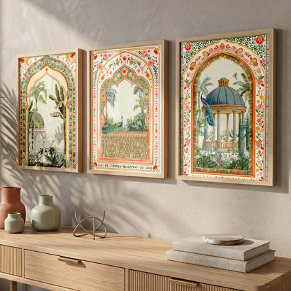kotart Traditional wall Art Paintings with Frame for Home Decor