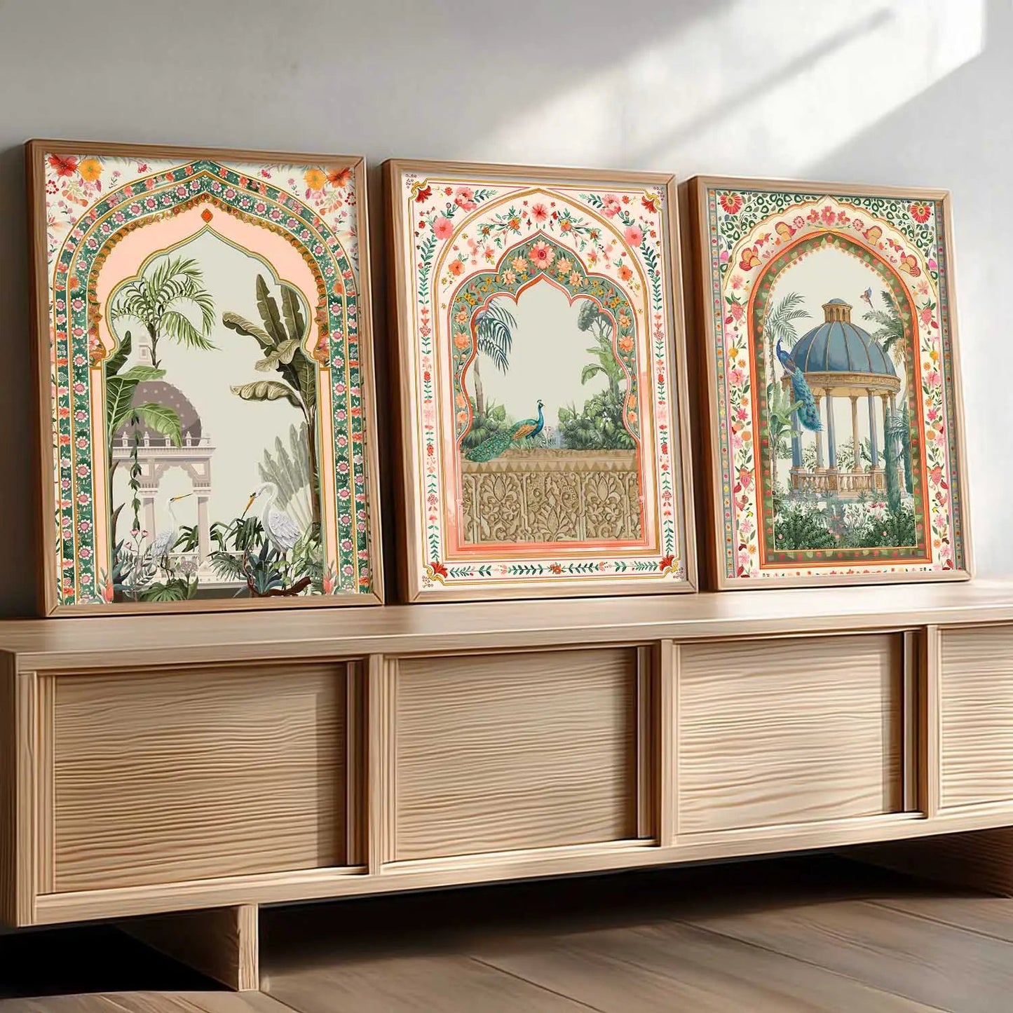 kotart Traditional wall Art Paintings with Frame for Home Decor