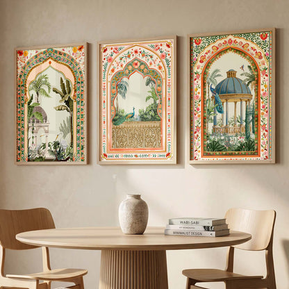 kotart Traditional wall Art Paintings with Frame for Home Decor