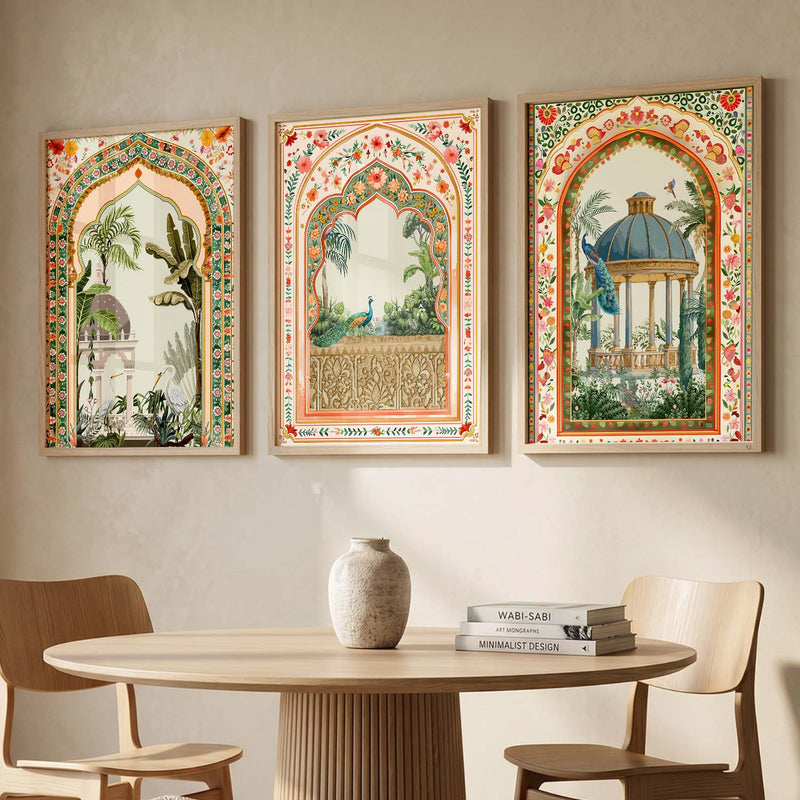 kotart Traditional wall Art Paintings with Frame for Home Decor