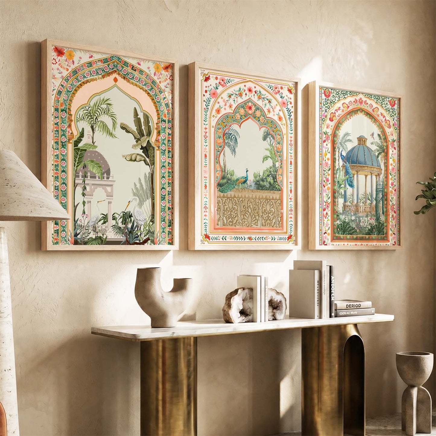 kotart Traditional wall Art Paintings with Frame for Home Decor