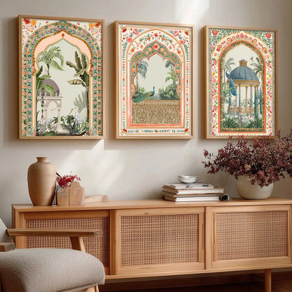 kotart Traditional wall Art Paintings with Frame for Home Decor