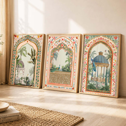 kotart Traditional wall Art Paintings with Frame for Home Decor