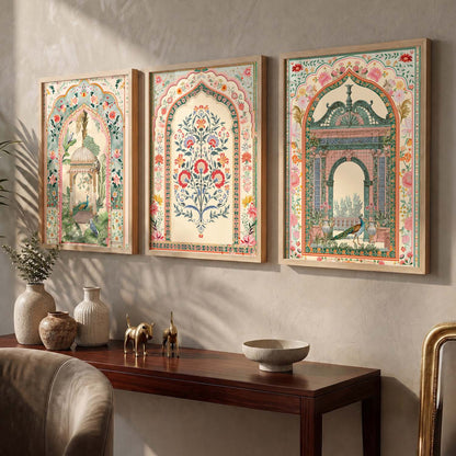 Kotart Traditional Indian Wall Art Paintings for Living Room | Wall Poster With frames | Paintings For Home Decoration | Framed Wall Painting for Home Room Bedroom