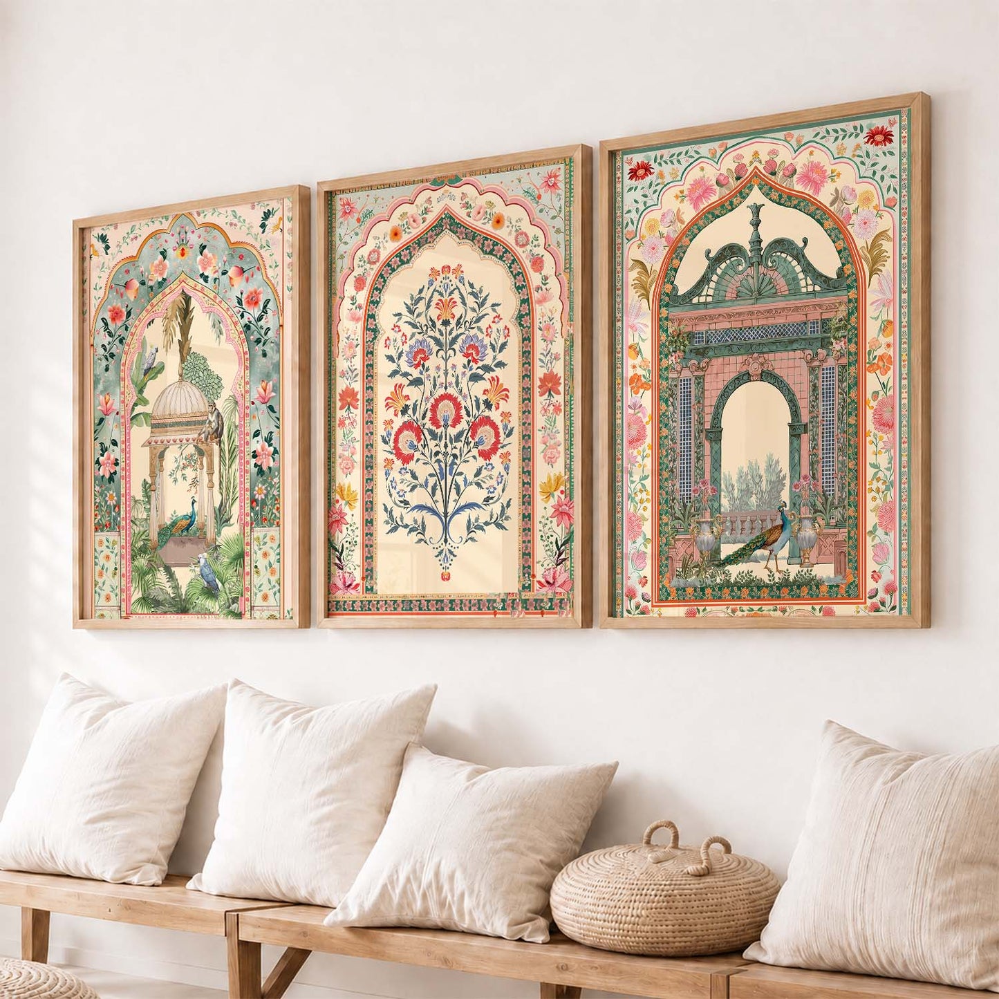 Kotart Traditional Indian Wall Art Paintings for Living Room | Wall Poster With frames | Paintings For Home Decoration | Framed Wall Painting for Home Room Bedroom