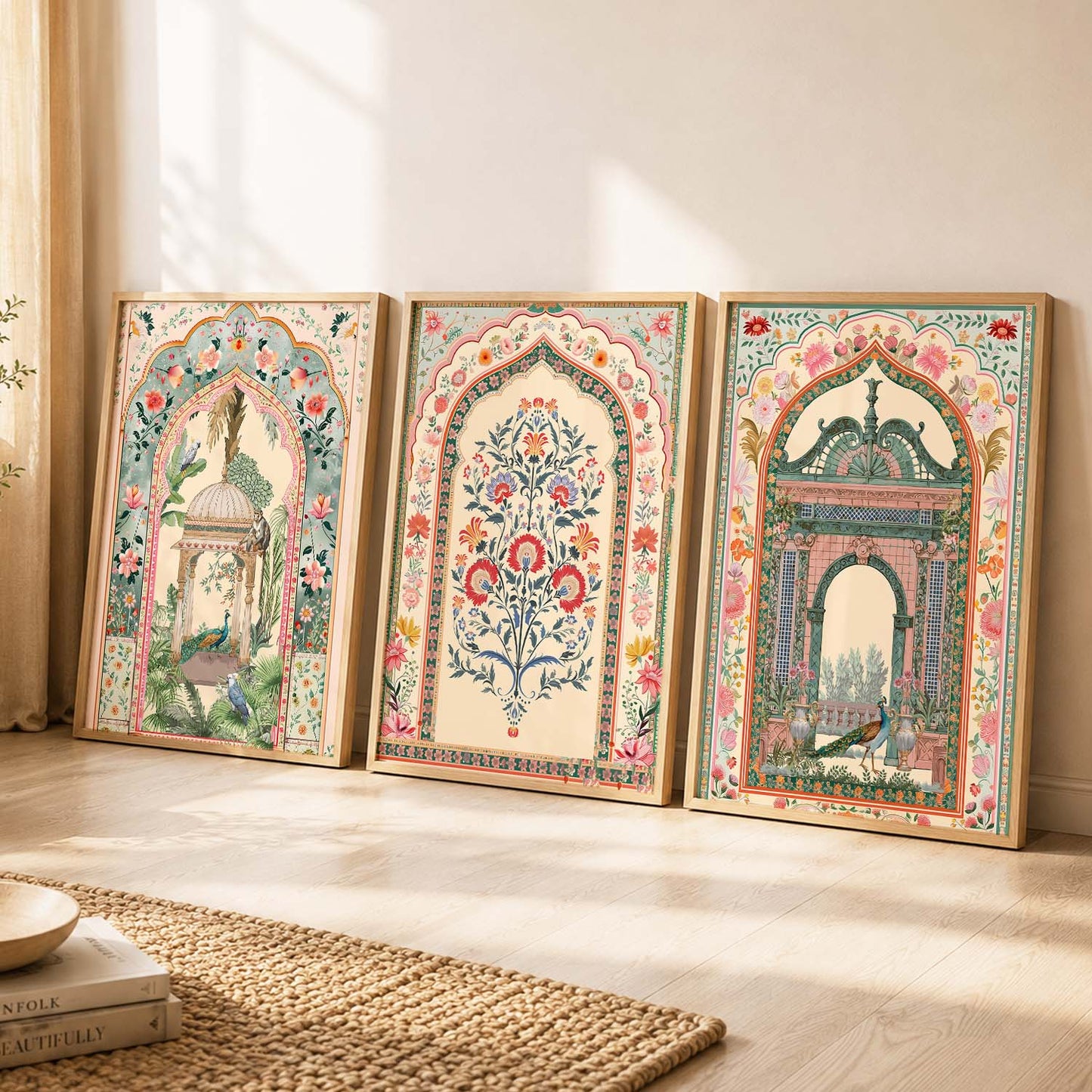 Kotart Traditional Indian Wall Art Paintings for Living Room | Wall Poster With frames | Paintings For Home Decoration | Framed Wall Painting for Home Room Bedroom