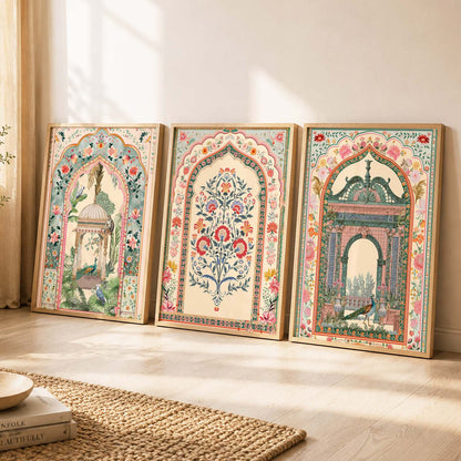 Kotart Traditional Indian Wall Art Paintings for Living Room | Wall Poster With frames | Paintings For Home Decoration | Framed Wall Painting for Home Room Bedroom