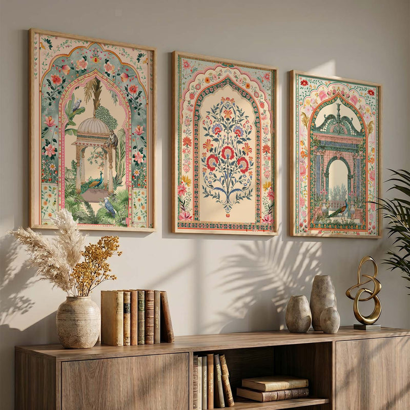 Kotart Traditional Indian Wall Art Paintings for Living Room | Wall Poster With frames | Paintings For Home Decoration | Framed Wall Painting for Home Room Bedroom