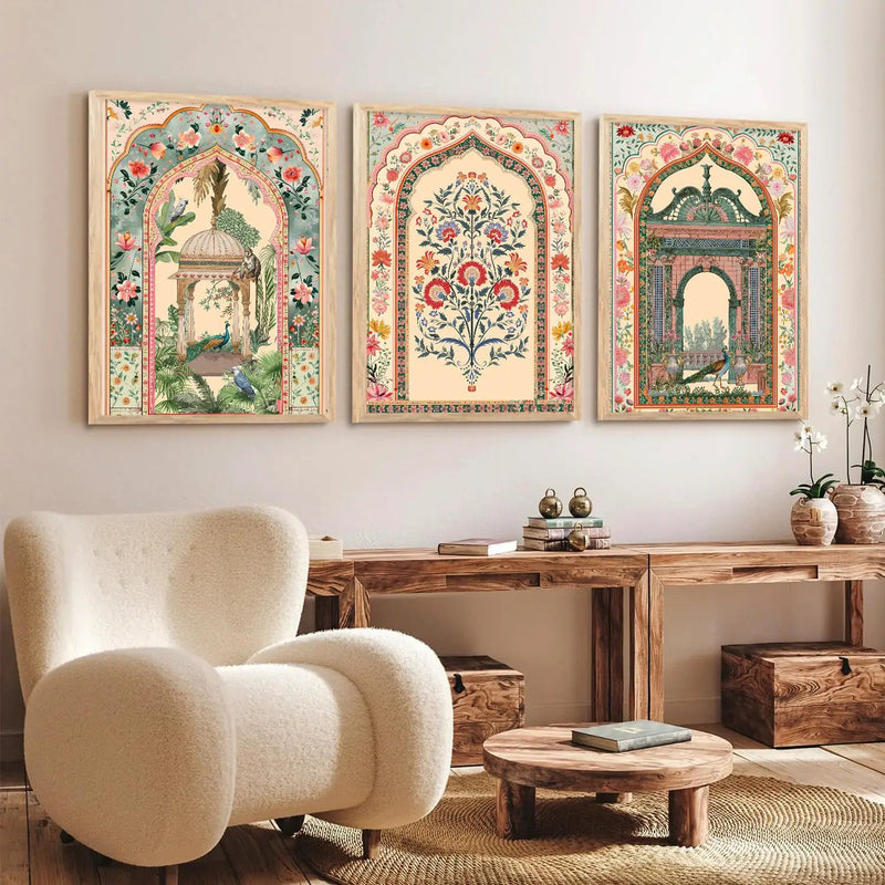 Kotart Traditional Indian Wall Art Paintings for Living Room | Wall Poster With frames | Paintings For Home Decoration | Framed Wall Painting for Home Room Bedroom